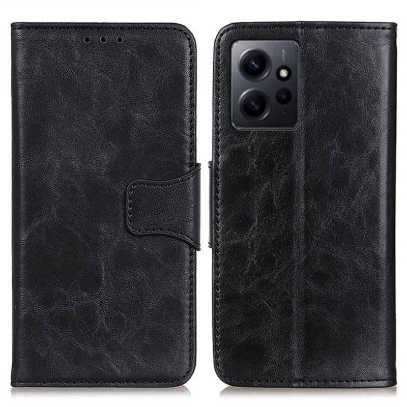 Folio-hoesje voor Xiaomi Redmi Note 12 4G Split Lederen Omkeerbare Sluiting