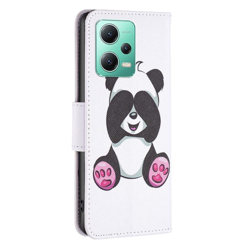 Folio-hoesje voor Xiaomi Redmi Note 12 5G Mijn Panda