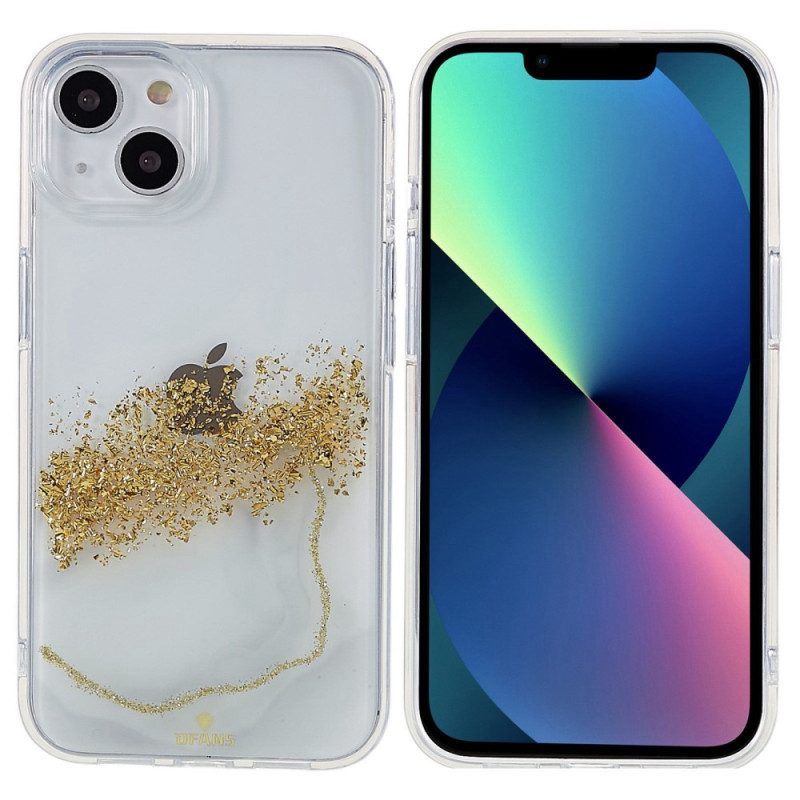 Hoesje voor iPhone 14 Glitter Kunst