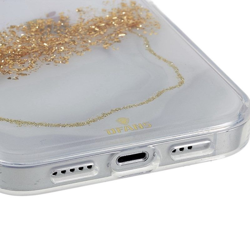 Hoesje voor iPhone 14 Glitter Kunst