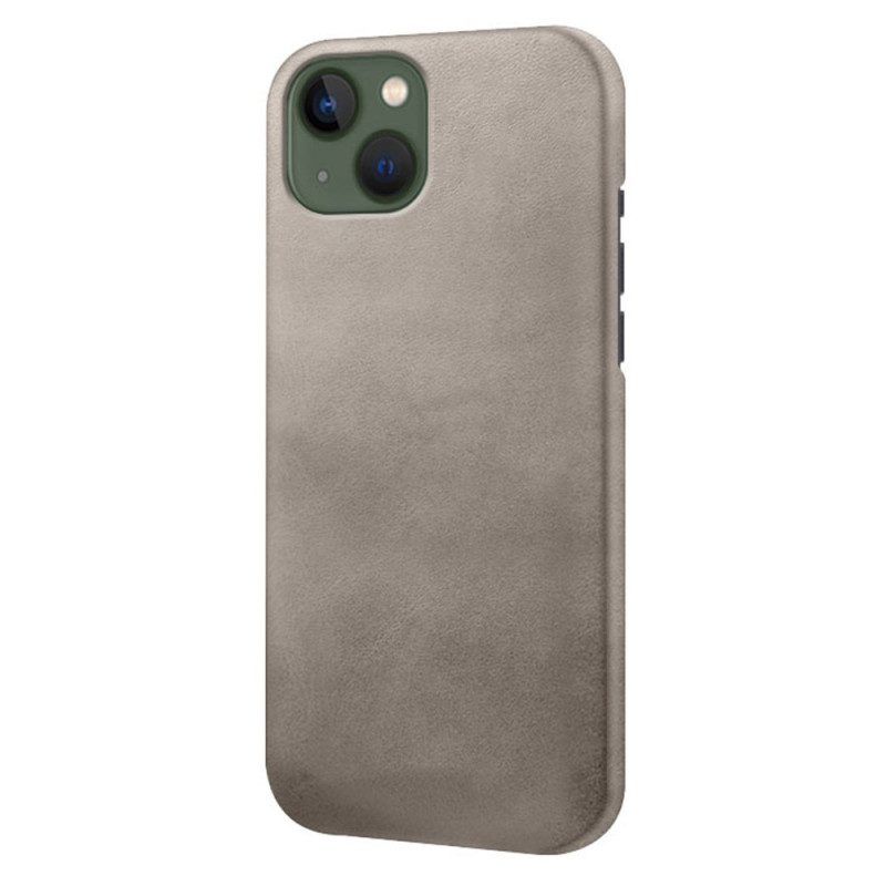 Hoesje voor iPhone 14 Plus Leer-effect