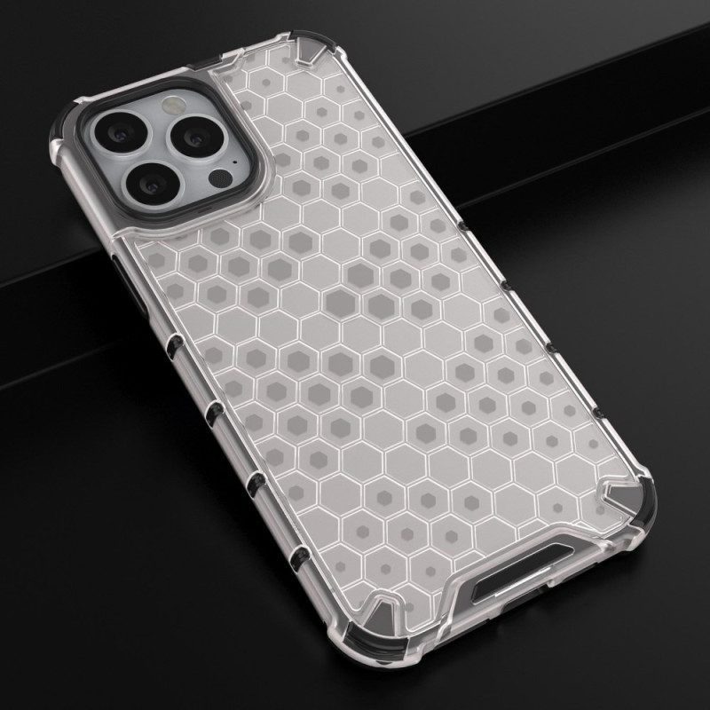 Hoesje voor iPhone 14 Pro Honingraatstijl