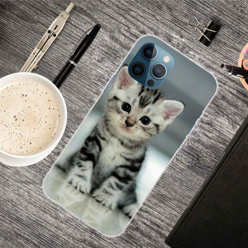 Hoesje voor iPhone 14 Pro Katje