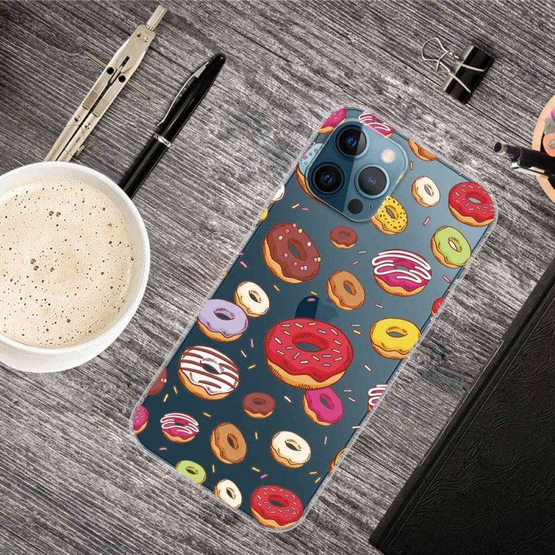 Hoesje voor iPhone 14 Pro Naadloze Donuts