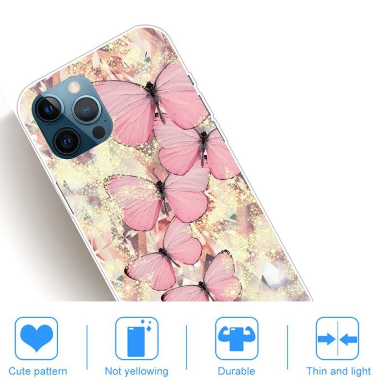 Hoesje voor iPhone 14 Pro Vlinders Variaties