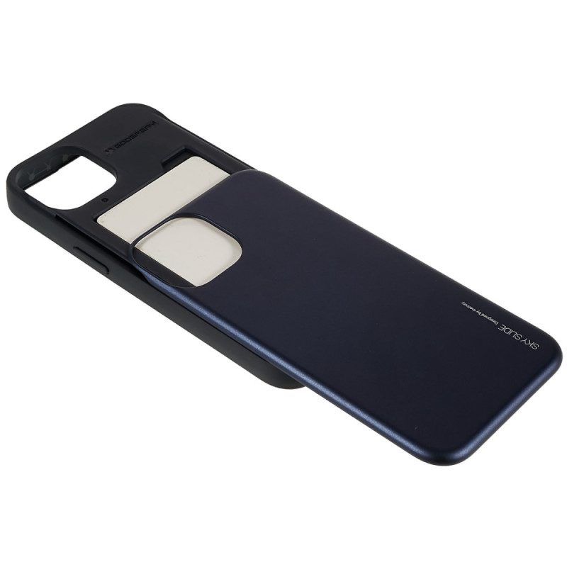 Hoesje voor iPhone 14 Sky-serie Mercury Goospery