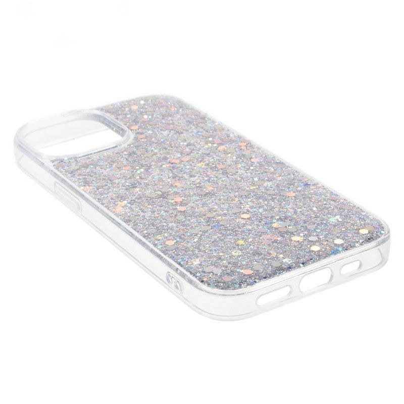 Hoesje voor iPhone 15 Plus Glitters