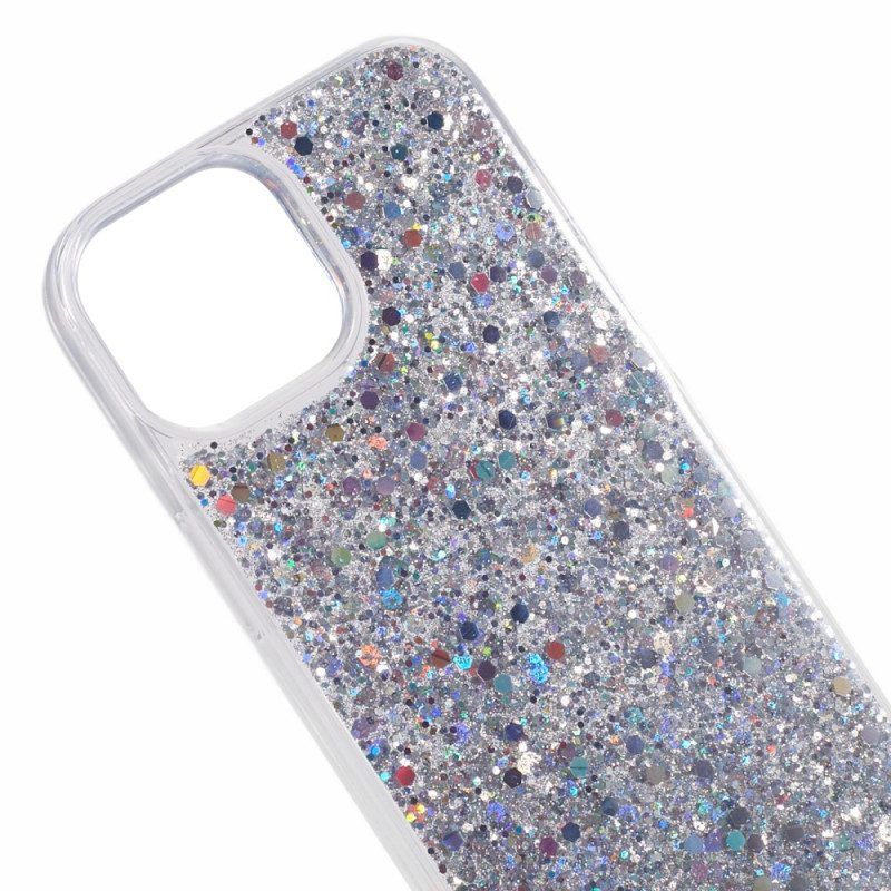 Hoesje voor iPhone 15 Plus Glitters