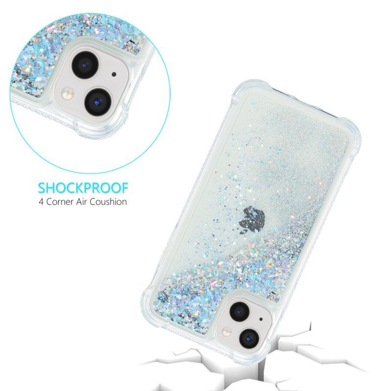 Hoesje voor iPhone 15 Plus Glitters