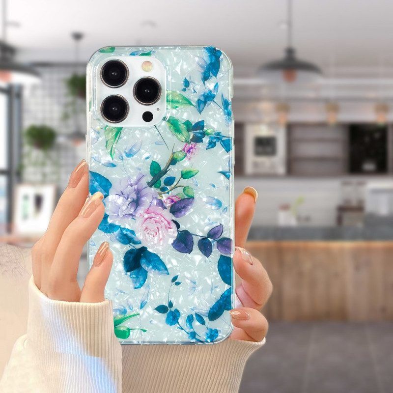 Hoesje voor iPhone 15 Pro Bloemen