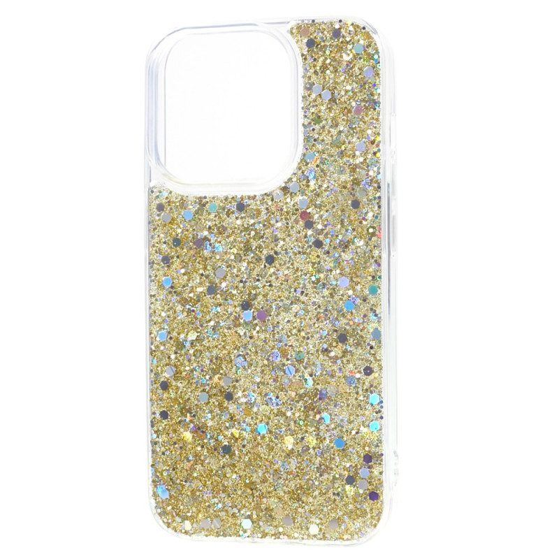 Hoesje voor iPhone 15 Pro Gewoon Glitteren