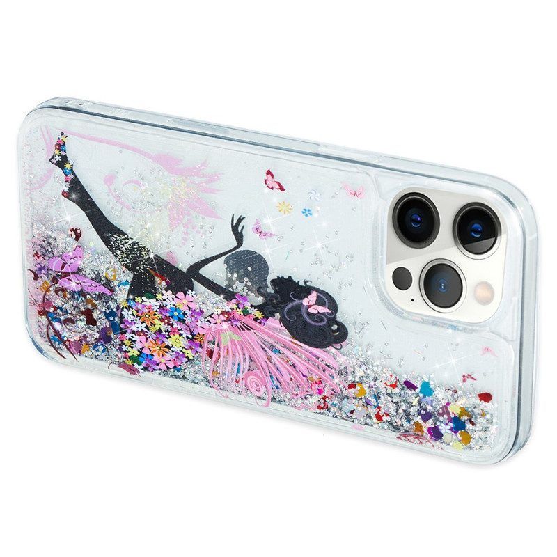 Hoesje voor iPhone 15 Pro Max Glitterhond