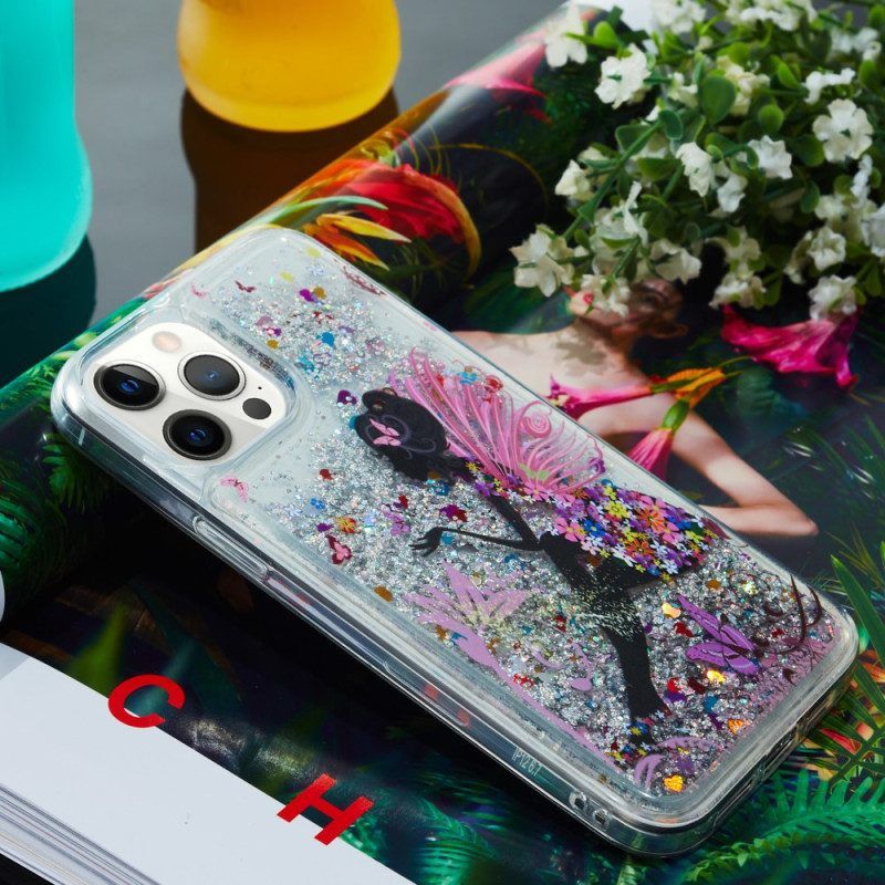 Hoesje voor iPhone 15 Pro Max Glitterhond