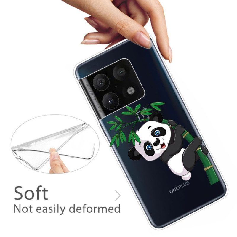 Hoesje voor OnePlus 10 Pro 5G Panda Op Bamboe