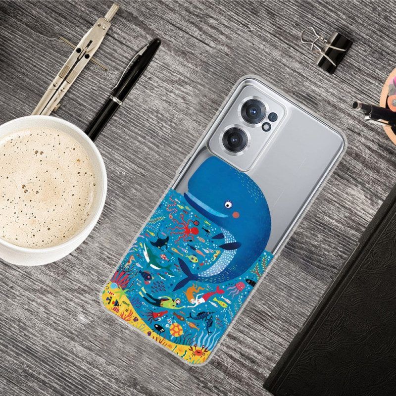 Hoesje voor OnePlus Nord CE 2 5G Blauwe Vinvis