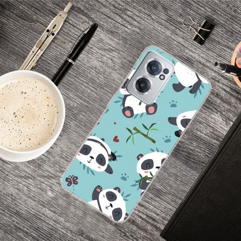 Hoesje voor OnePlus Nord CE 2 5G Panda's Slapen