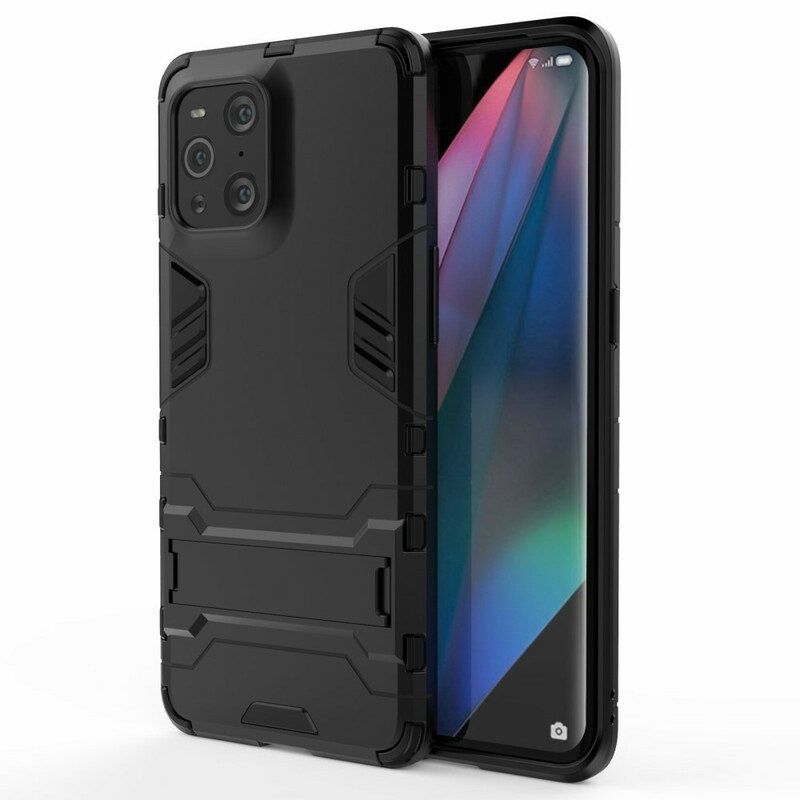 Hoesje voor Oppo Find X3 Pro Resistente Tong