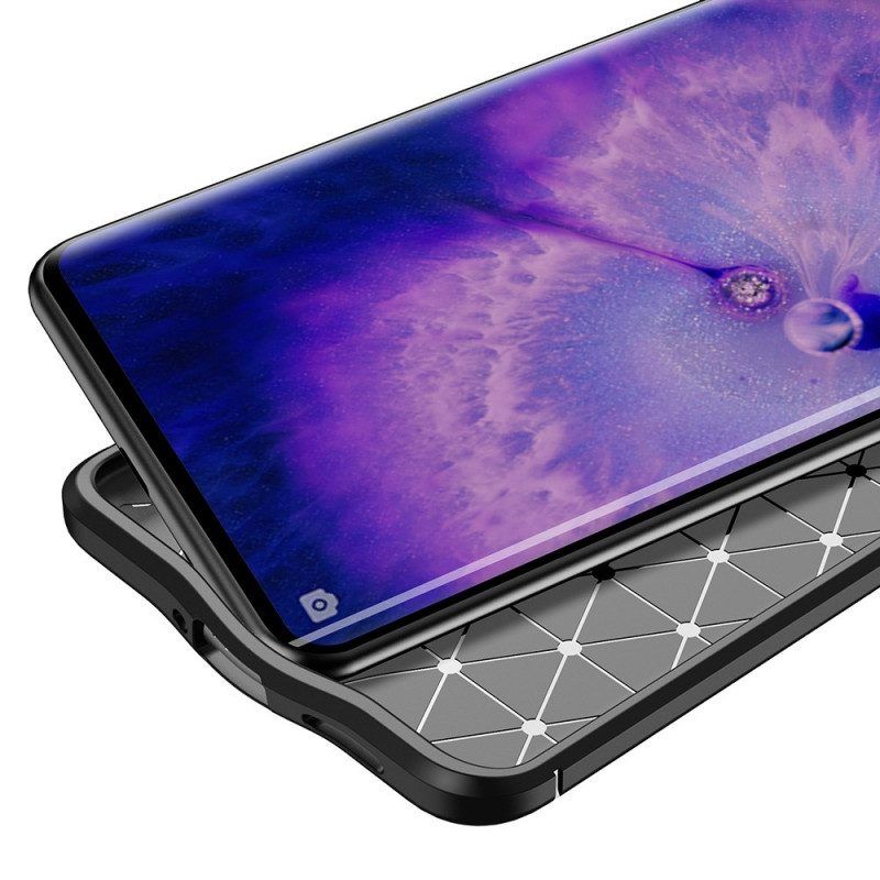 Hoesje voor Oppo Find X5 Ledereffect Litchi Dubbele Lijn