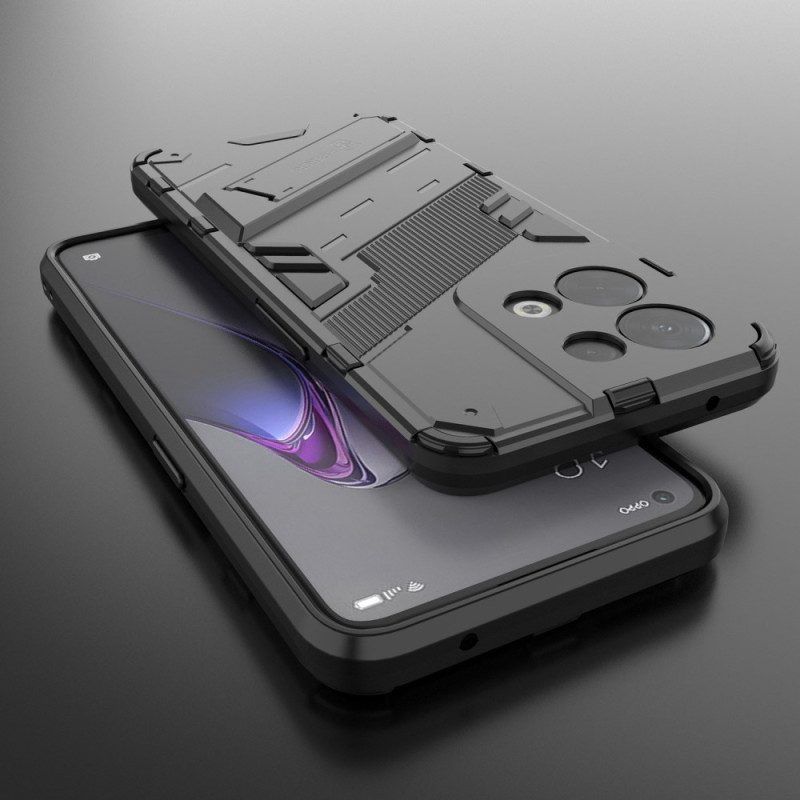 Hoesje voor Oppo Reno 8 Handsfree Afneembare Standaard Met Twee Standen