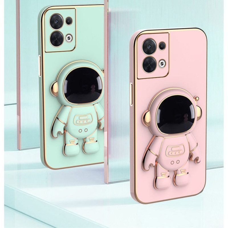 Hoesje voor Oppo Reno 8 Kosmonaut Beugel