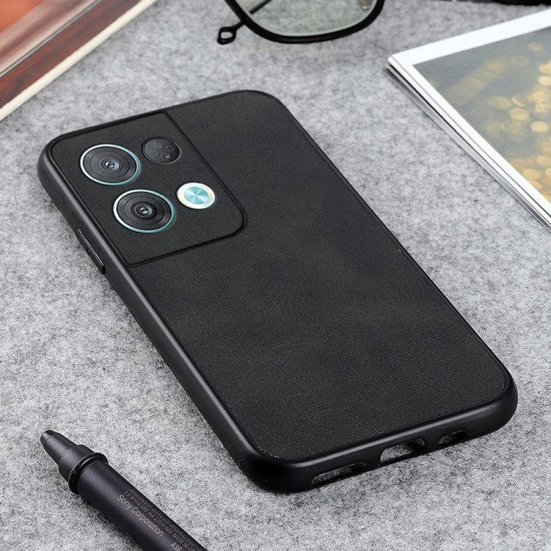 Hoesje voor Oppo Reno 8 Stijl Leer