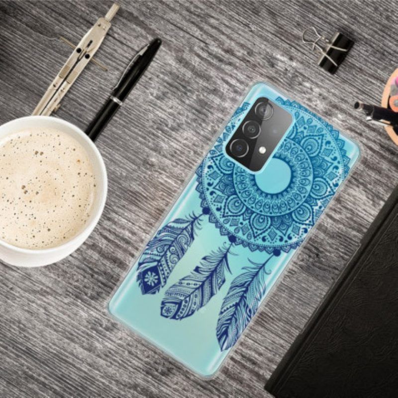 Hoesje voor Samsung Galaxy A52 4G / A52 5G / A52s 5G Enkelbloemige Mandala