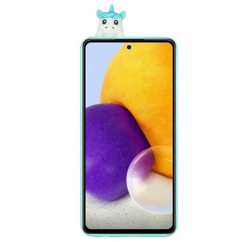 Hoesje voor Samsung Galaxy A53 5G 3d Eenhoorns