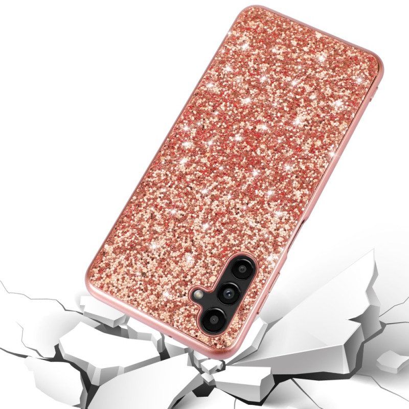 Hoesje voor Samsung Galaxy A54 5G Elegante Pailletten