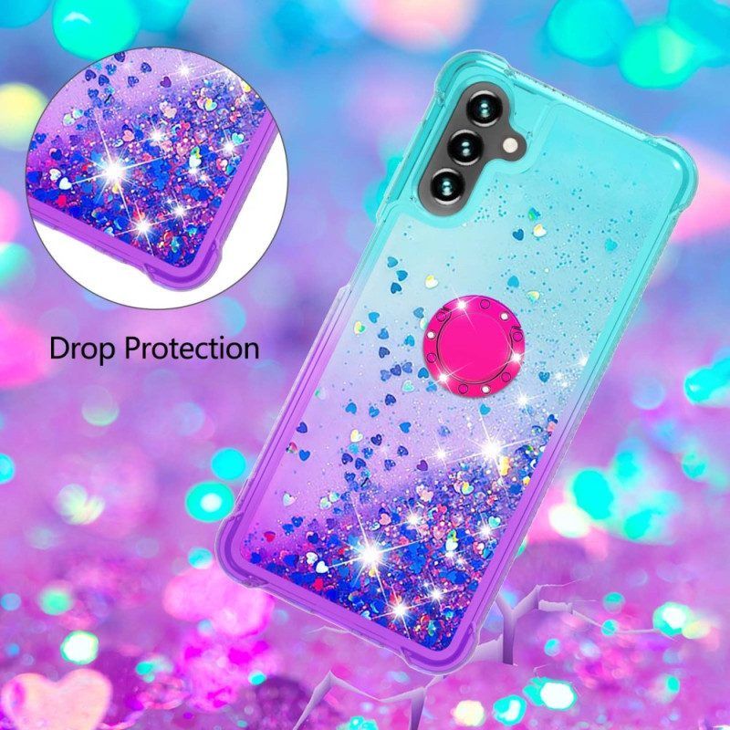 Hoesje voor Samsung Galaxy A54 5G Glitter Ringbeugel