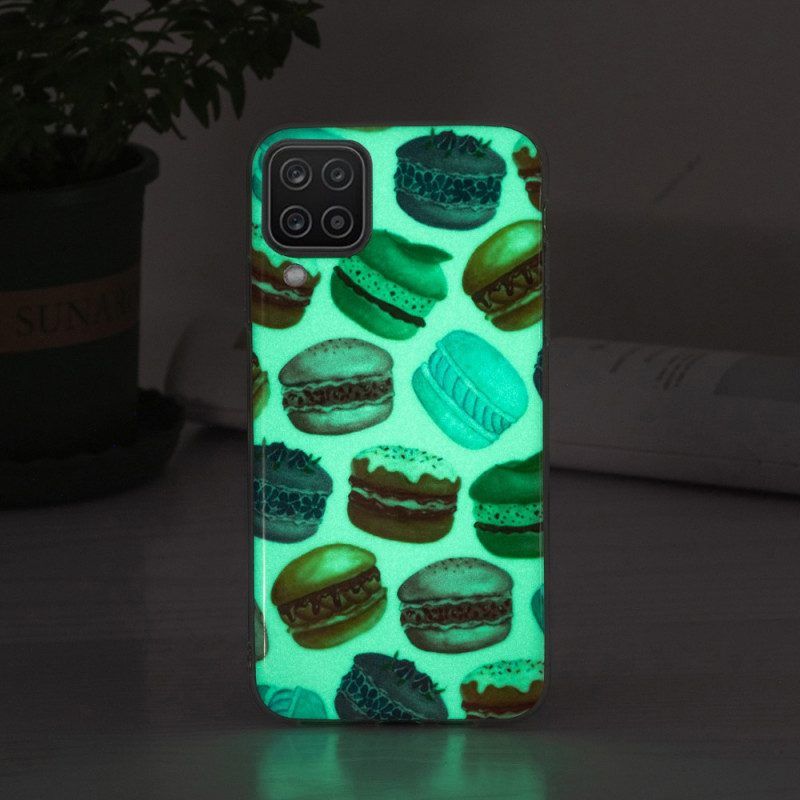 Hoesje voor Samsung Galaxy M12 / A12 Fluorescerende Bitterkoekjes