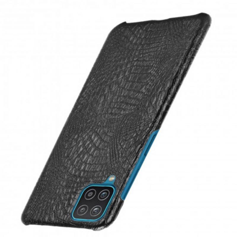 Hoesje voor Samsung Galaxy M12 / A12 Krokodillenhuid-effect