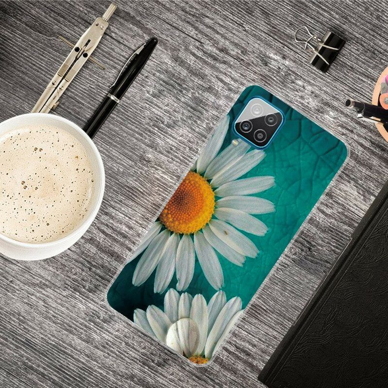 Hoesje voor Samsung Galaxy M12 / A12 Madeliefje