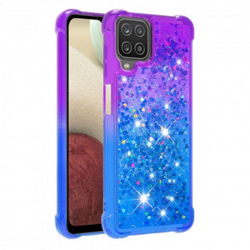 Hoesje voor Samsung Galaxy M12 / A12 Pailletten Kleuren