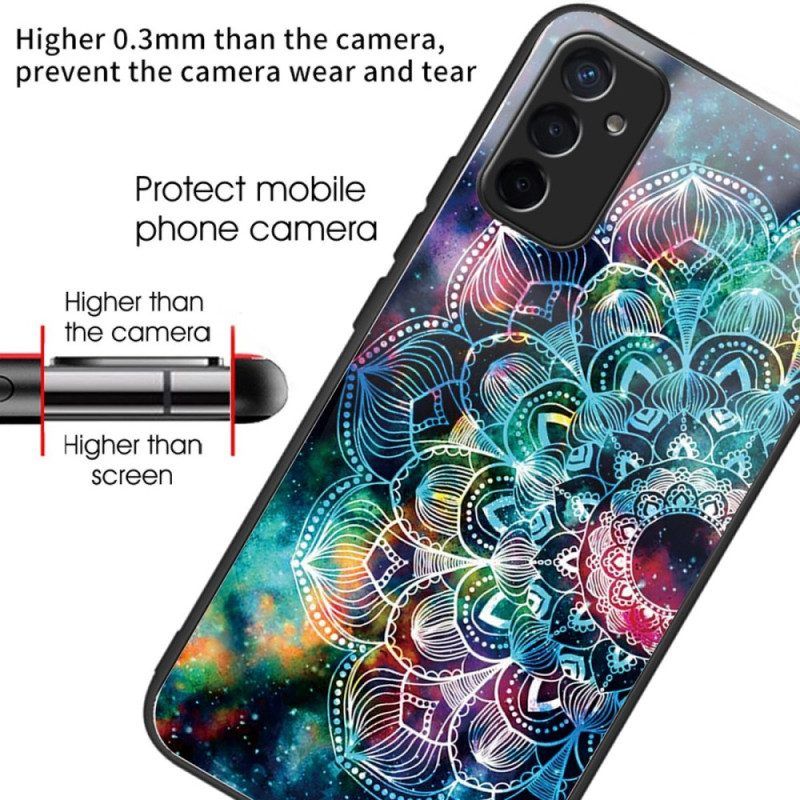 Hoesje voor Samsung Galaxy M13 Mandala Gehard Glas