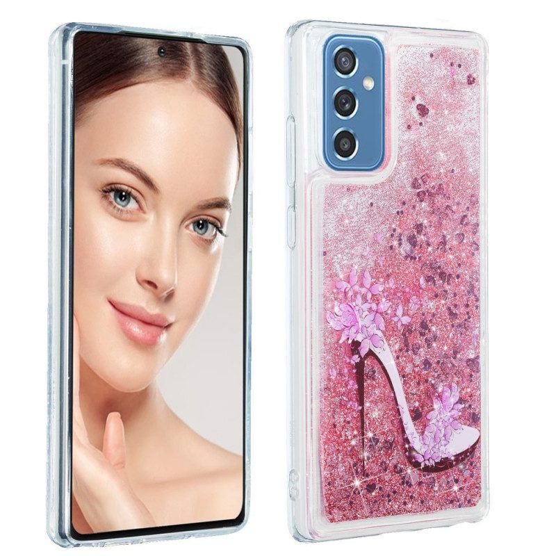 Hoesje voor Samsung Galaxy M52 5G Sprankelende Glitters