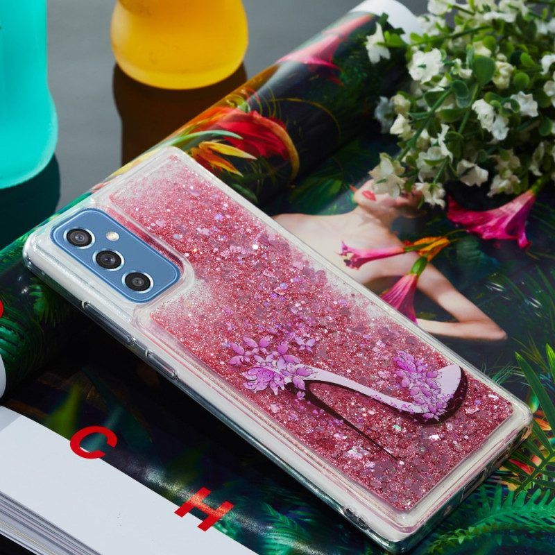 Hoesje voor Samsung Galaxy M52 5G Sprankelende Glitters