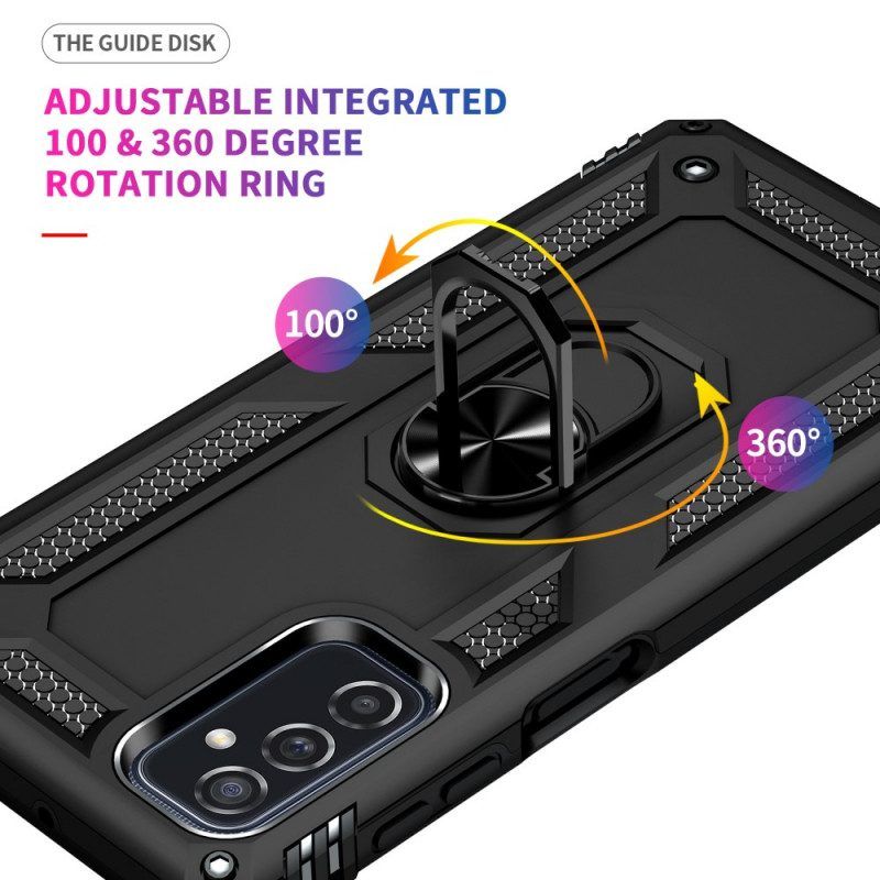 Hoesje voor Samsung Galaxy M52 5G Verstelbare Metalen Ring