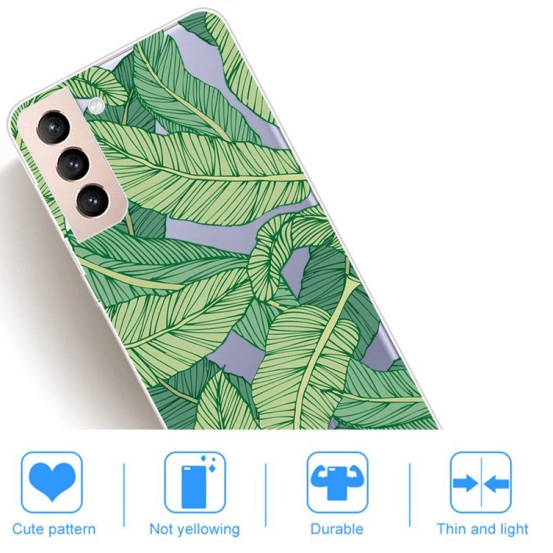 Hoesje voor Samsung Galaxy S22 5G Aquarel Cactussen