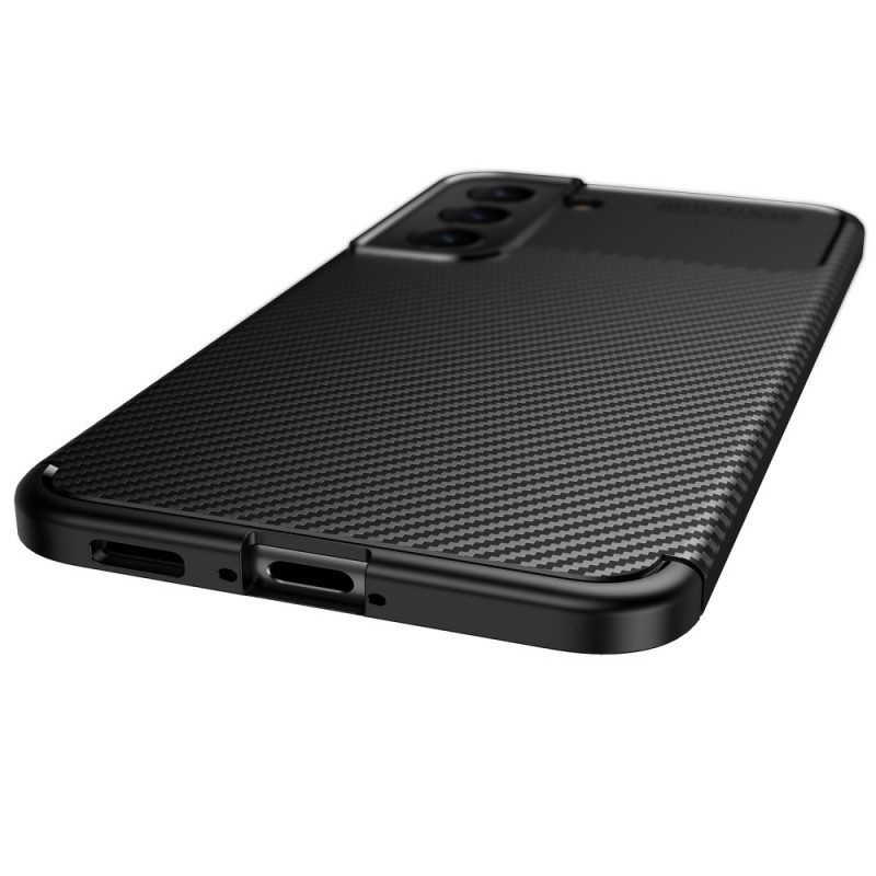 Hoesje voor Samsung Galaxy S22 5G Flexibele Koolstofvezel