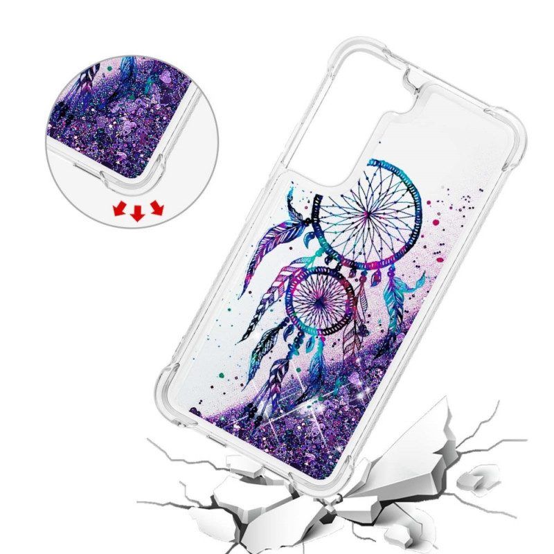 Hoesje voor Samsung Galaxy S22 5G Glitter Dromenvanger