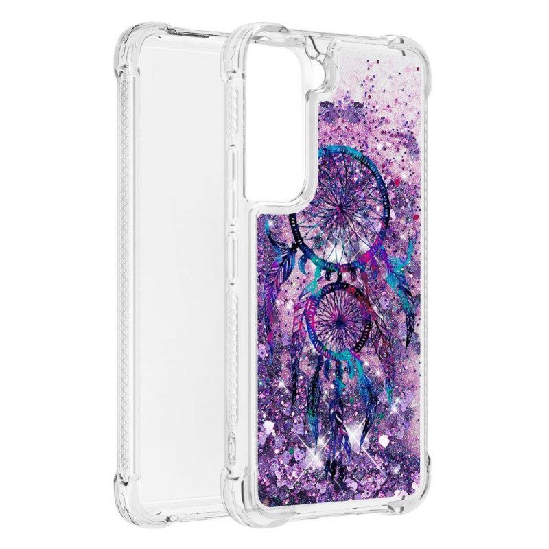 Hoesje voor Samsung Galaxy S22 5G Glitter Dromenvanger