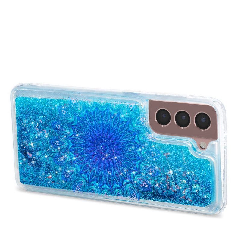 Hoesje voor Samsung Galaxy S22 5G Glittermandala