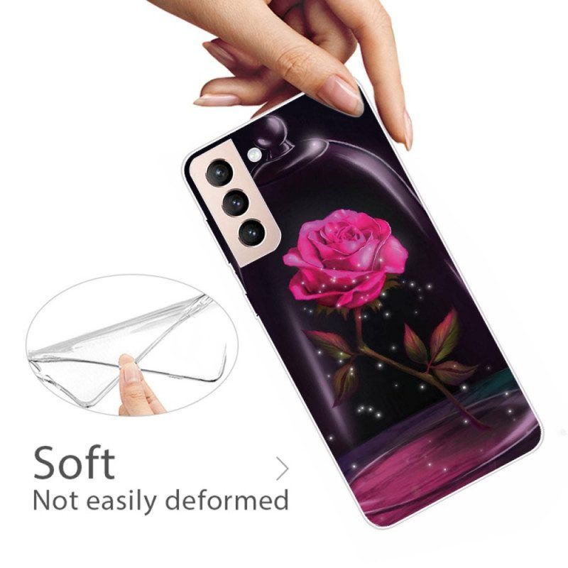 Hoesje voor Samsung Galaxy S22 5G Magisch Roze