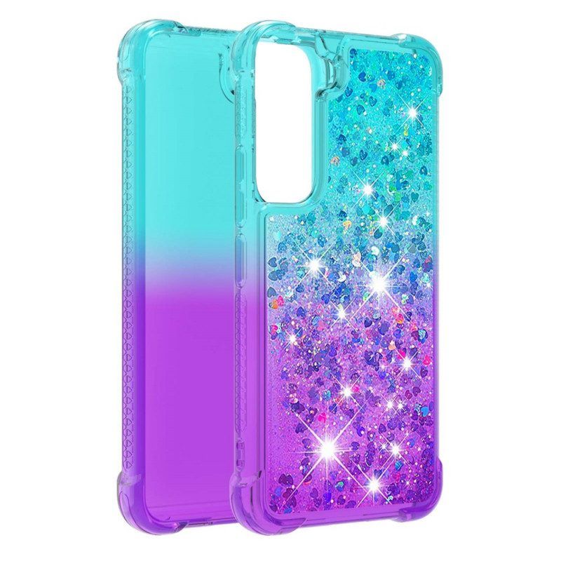 Hoesje voor Samsung Galaxy S22 5G Pailletten Kleuren