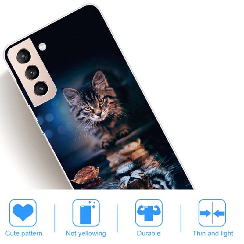 Hoesje voor Samsung Galaxy S22 5G Reflectie Van De Kat