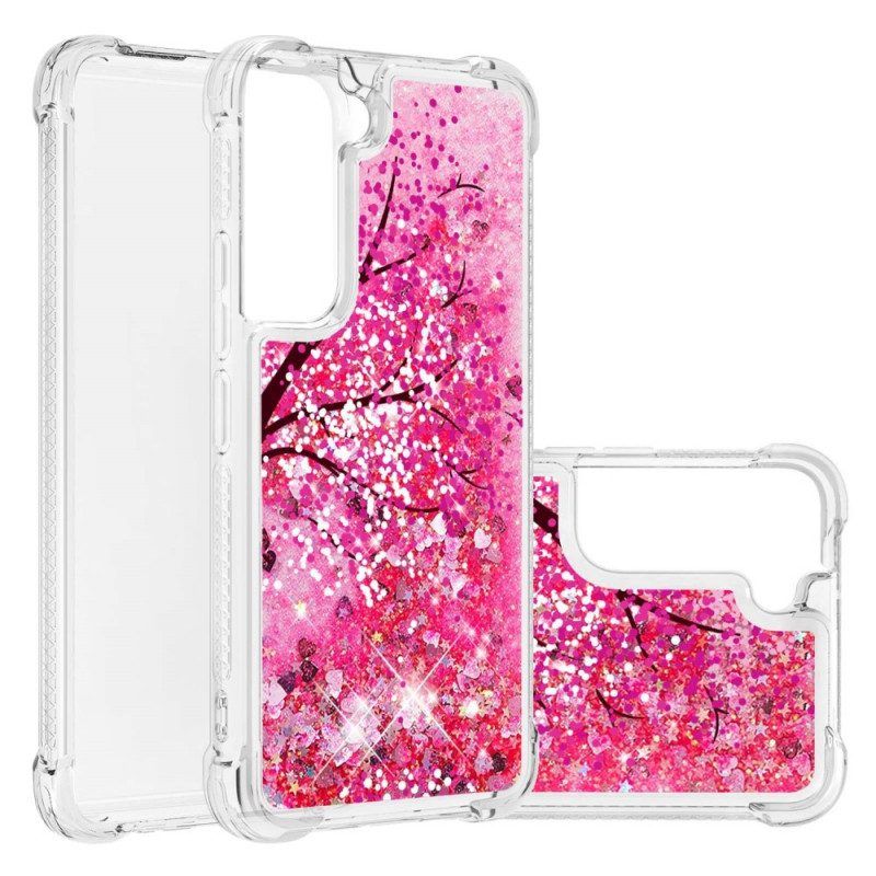 Hoesje voor Samsung Galaxy S22 Plus 5G Glitter Boom