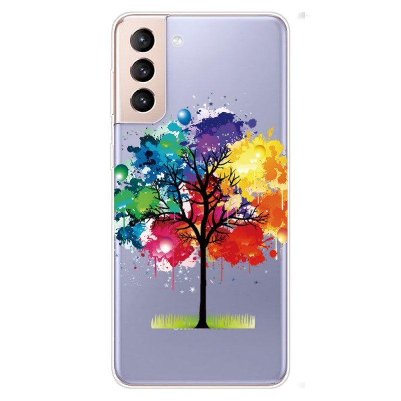 Hoesje voor Samsung Galaxy S22 Plus 5G Naadloze Aquarel Boom