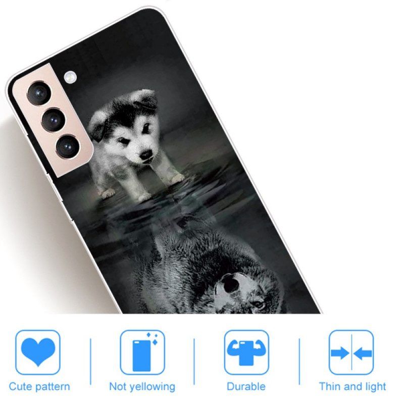 Hoesje voor Samsung Galaxy S22 Plus 5G Puppy-droom