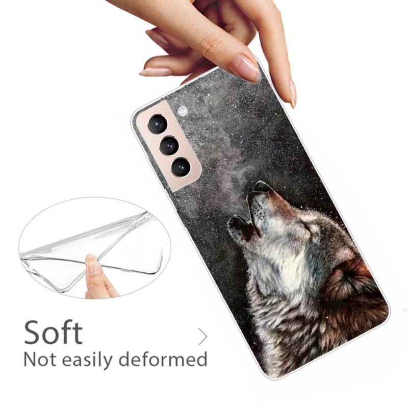 Hoesje voor Samsung Galaxy S22 Plus 5G Sublieme Wolf