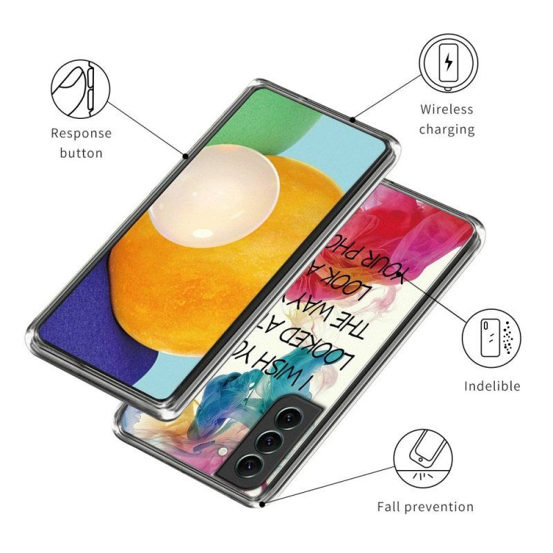 Hoesje voor Samsung Galaxy S23 5G Siliconen Die Ik Wens